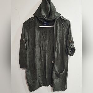 American Eagle Women's S Olive Cardigan